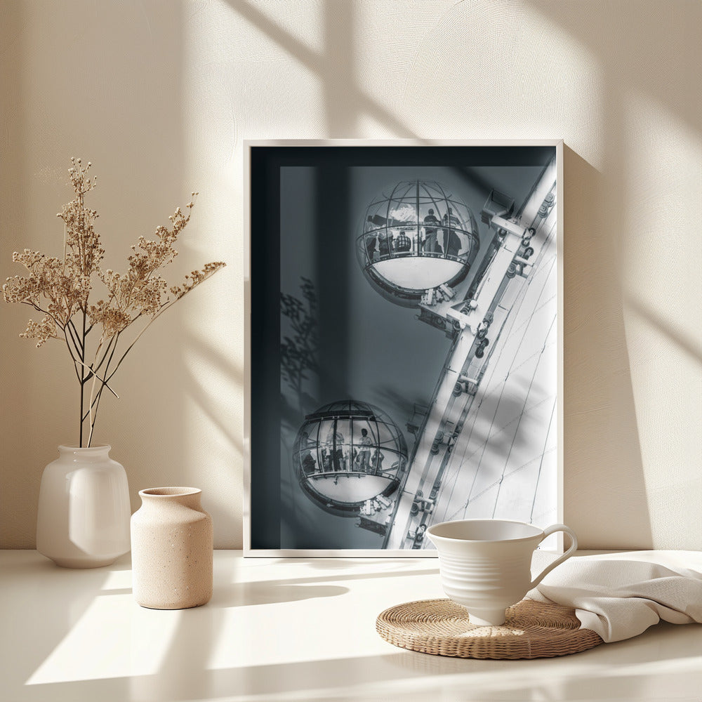 Globen - Sky view - Poster / Art Print - interiör