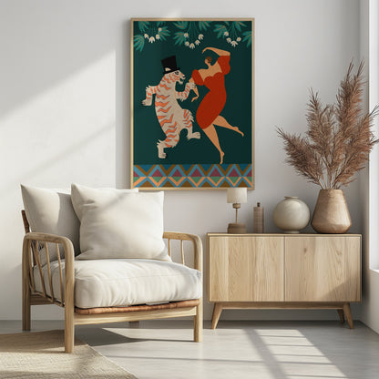 A Date With a Wild Cat - Poster / Art Print - interiör