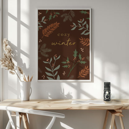 Cozy Winter - Poster / Art Print - interiör