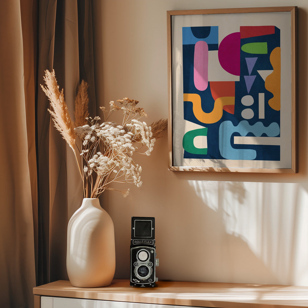 Modern Abstract Art 41 - Poster / Art Print - interiör