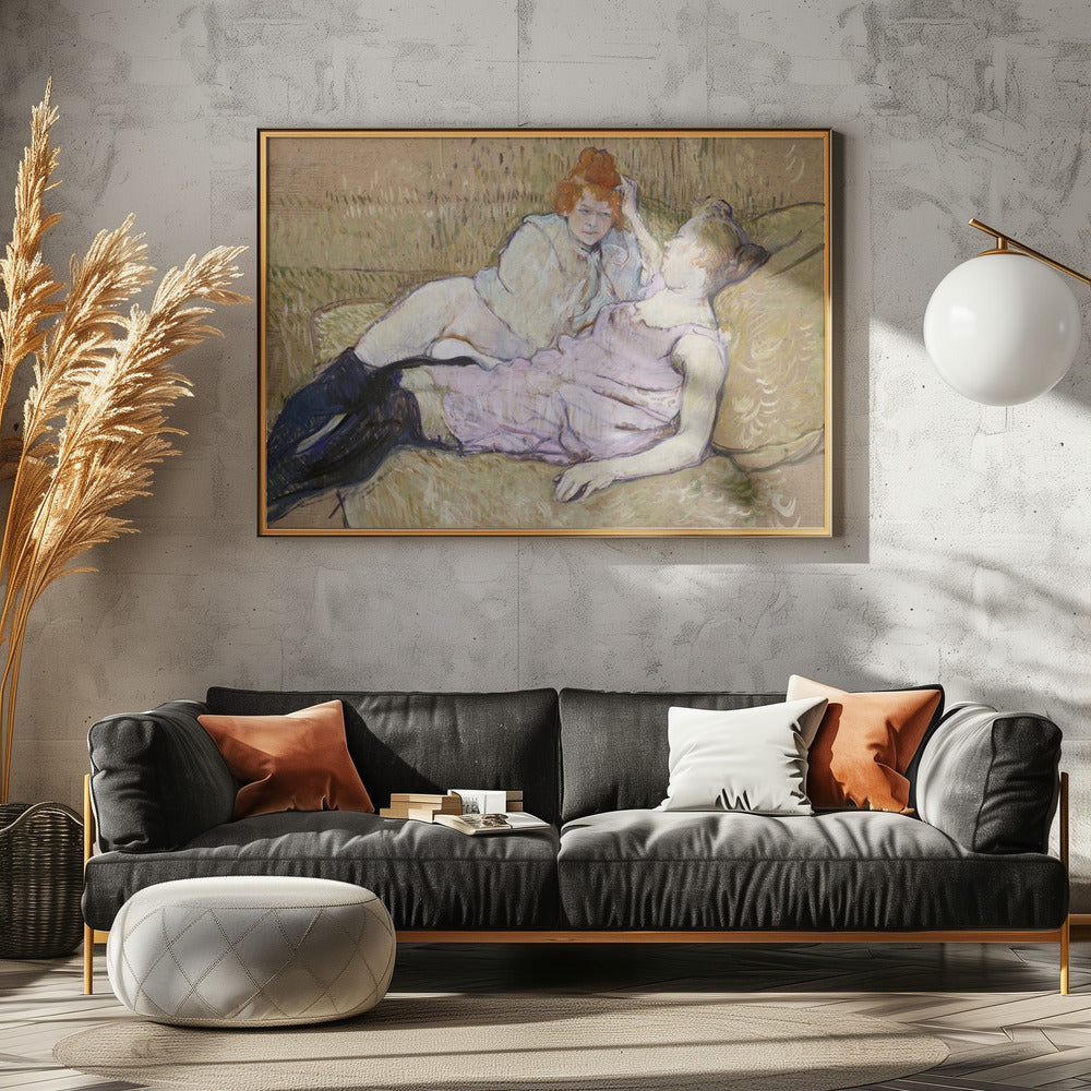 The Sofa (ca.1894–1896 - Poster / Art Print - interiör