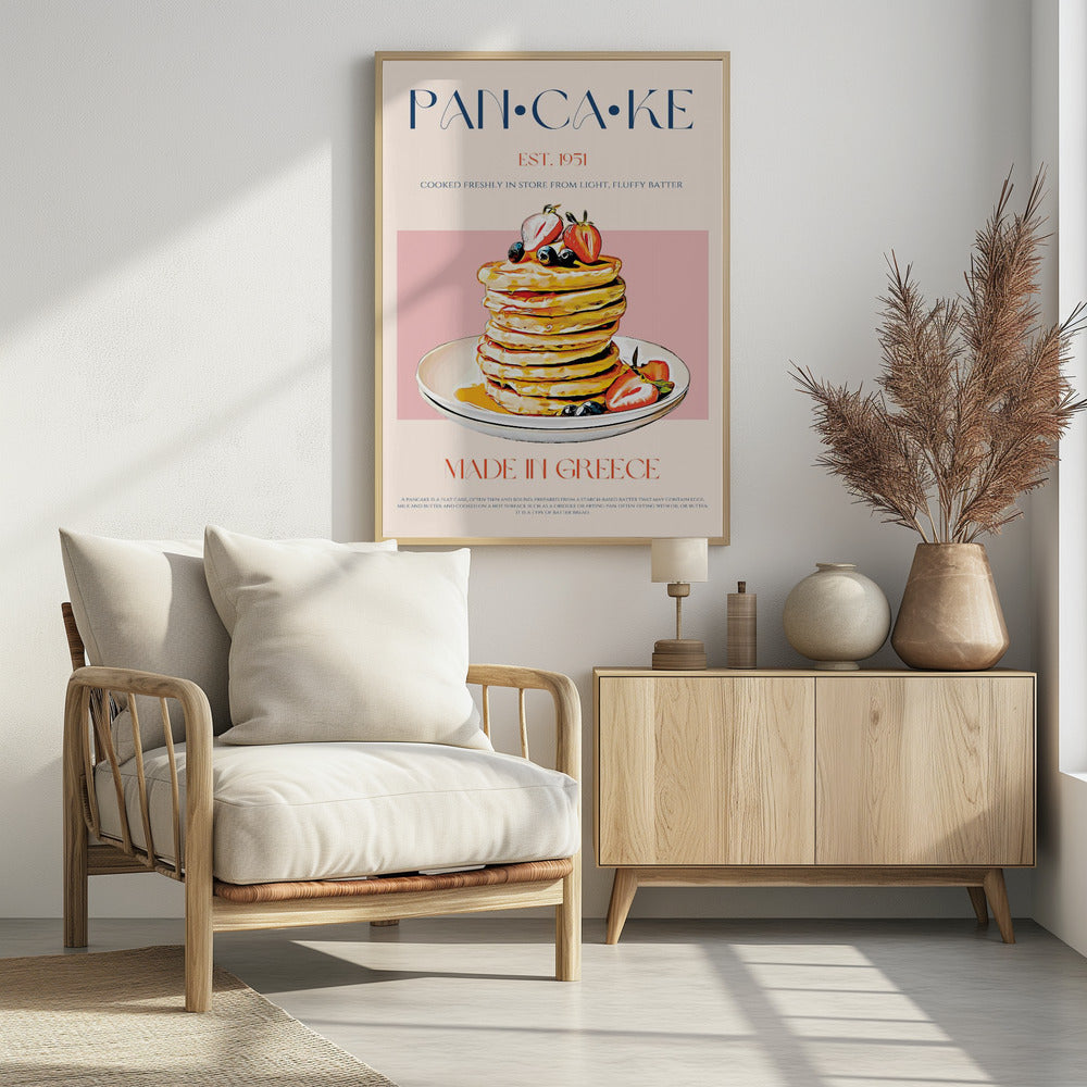 Pancake - Poster / Art Print - interiör