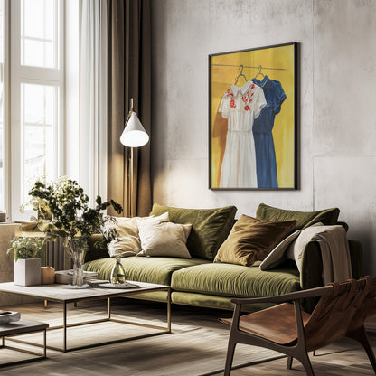 Two Dresses - Poster / Art Print - interiör