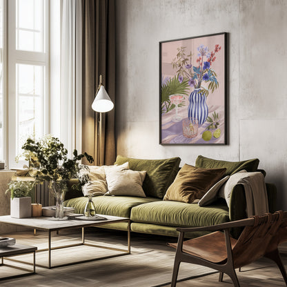 Lilac Summer - Poster / Art Print - interiör