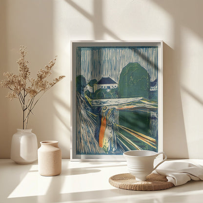 The Girls On The Bridge - Poster / Art Print - interiör