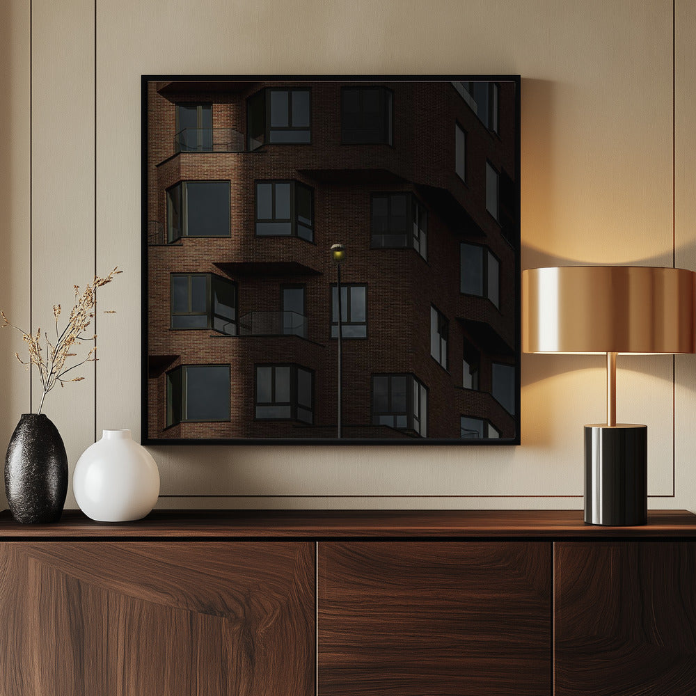 '- Yellow Streetlight XVI - - Poster / Art Print - interiör