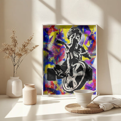 Fuck war - Poster / Art Print - interiör