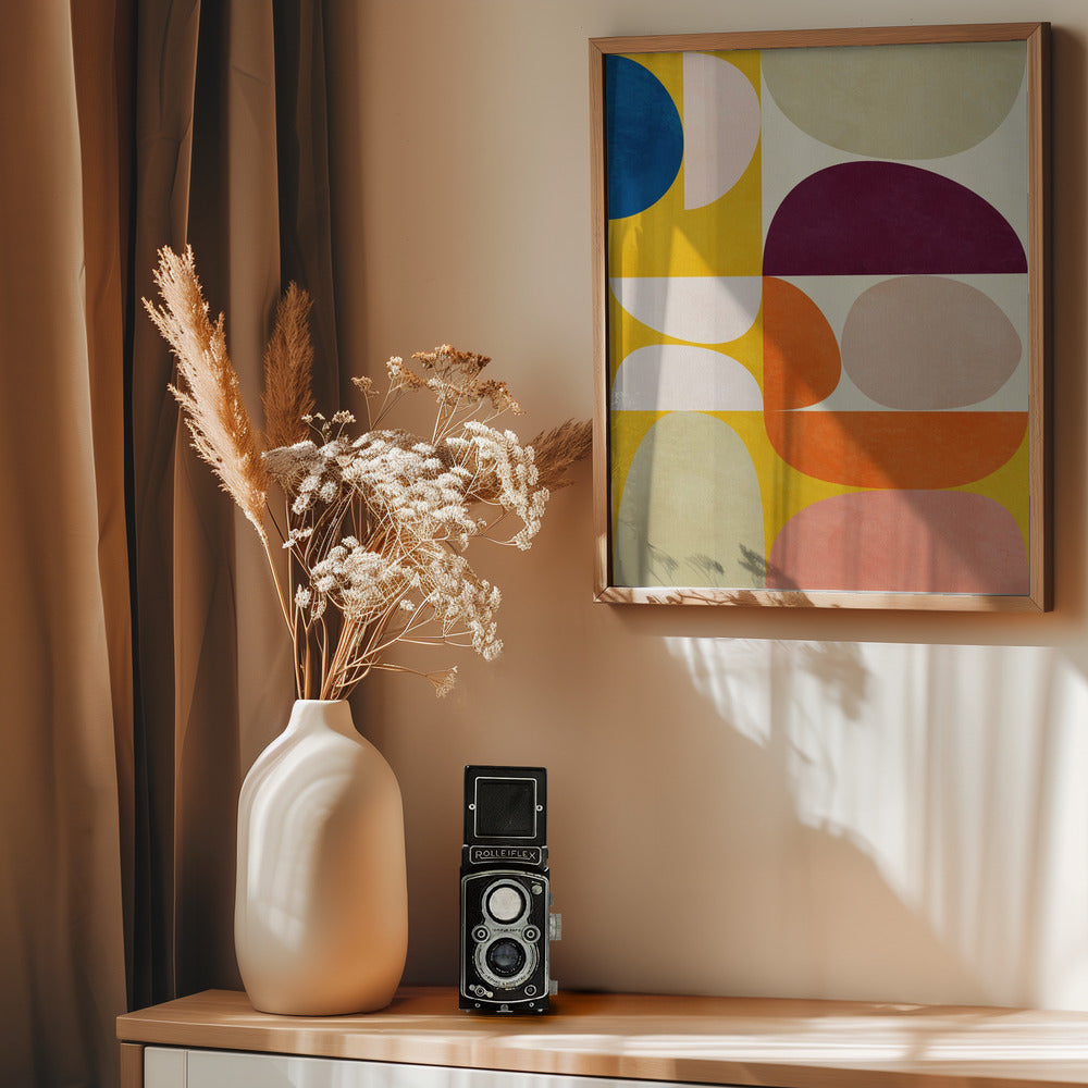 Vivid Bauhaus2 - Poster / Art Print - interiör