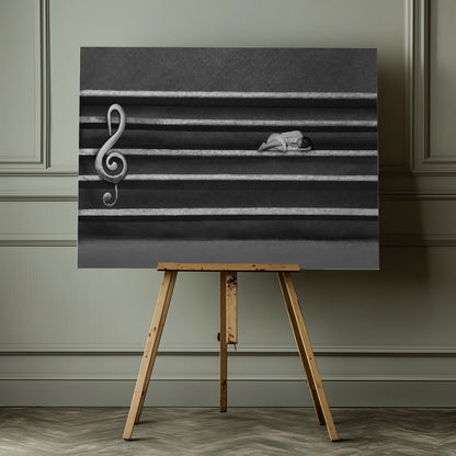 Silence - Poster / Art Print - interiör
