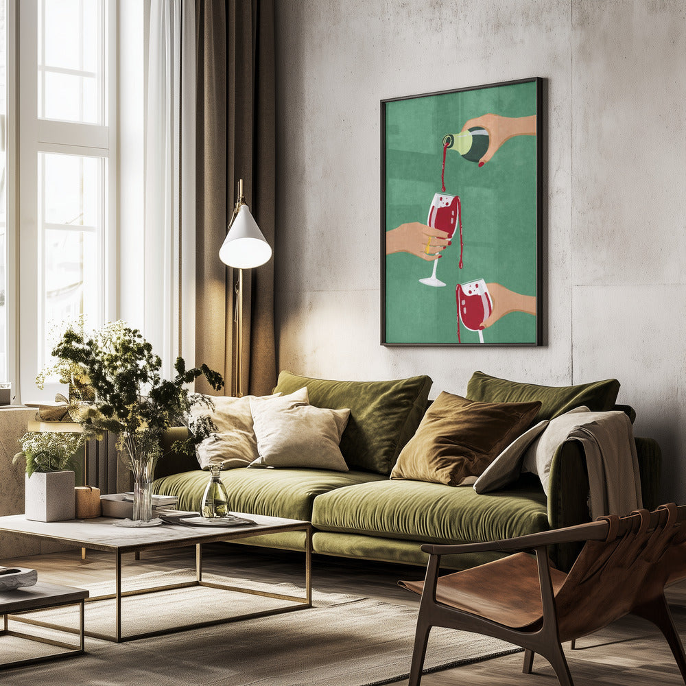 Cheers Girls - Poster / Art Print - interiör