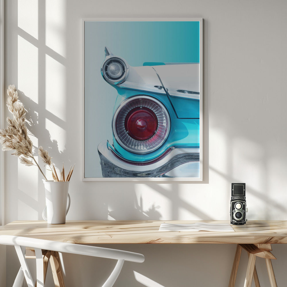 American Classic Car Fair Lane 500 1959 - Poster / Art Print - interiör