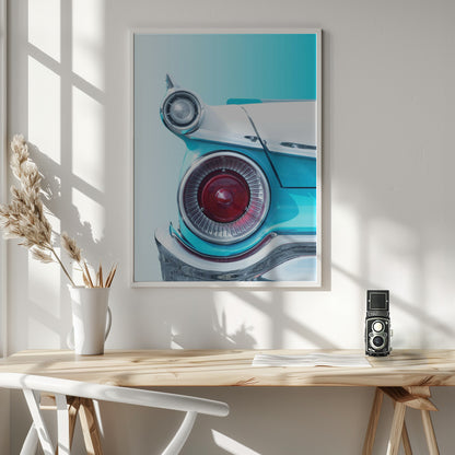American Classic Car Fair Lane 500 1959 - Poster / Art Print - interiör