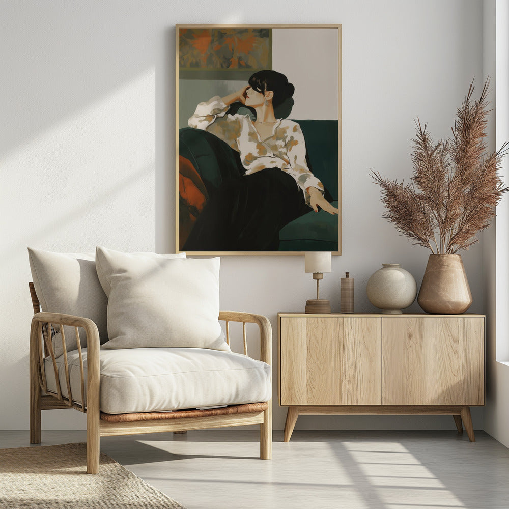 A Sunday In the Sofa - Poster / Art Print - interiör