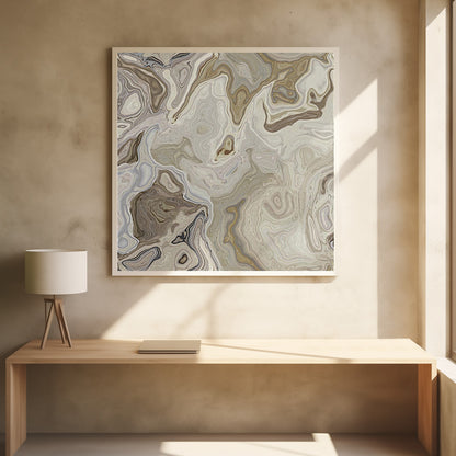 Banded Calcite - Poster / Art Print - interiör