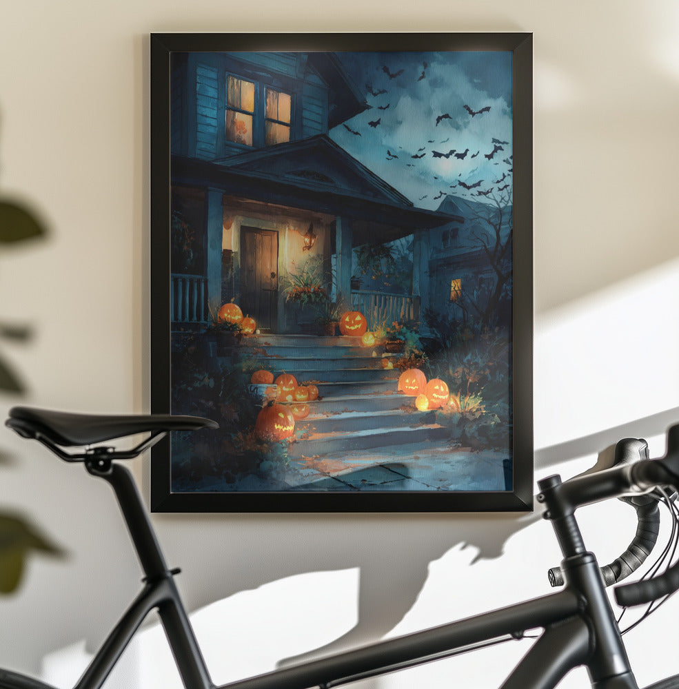 Halloween Scene (3) - Poster / Art Print - interiör