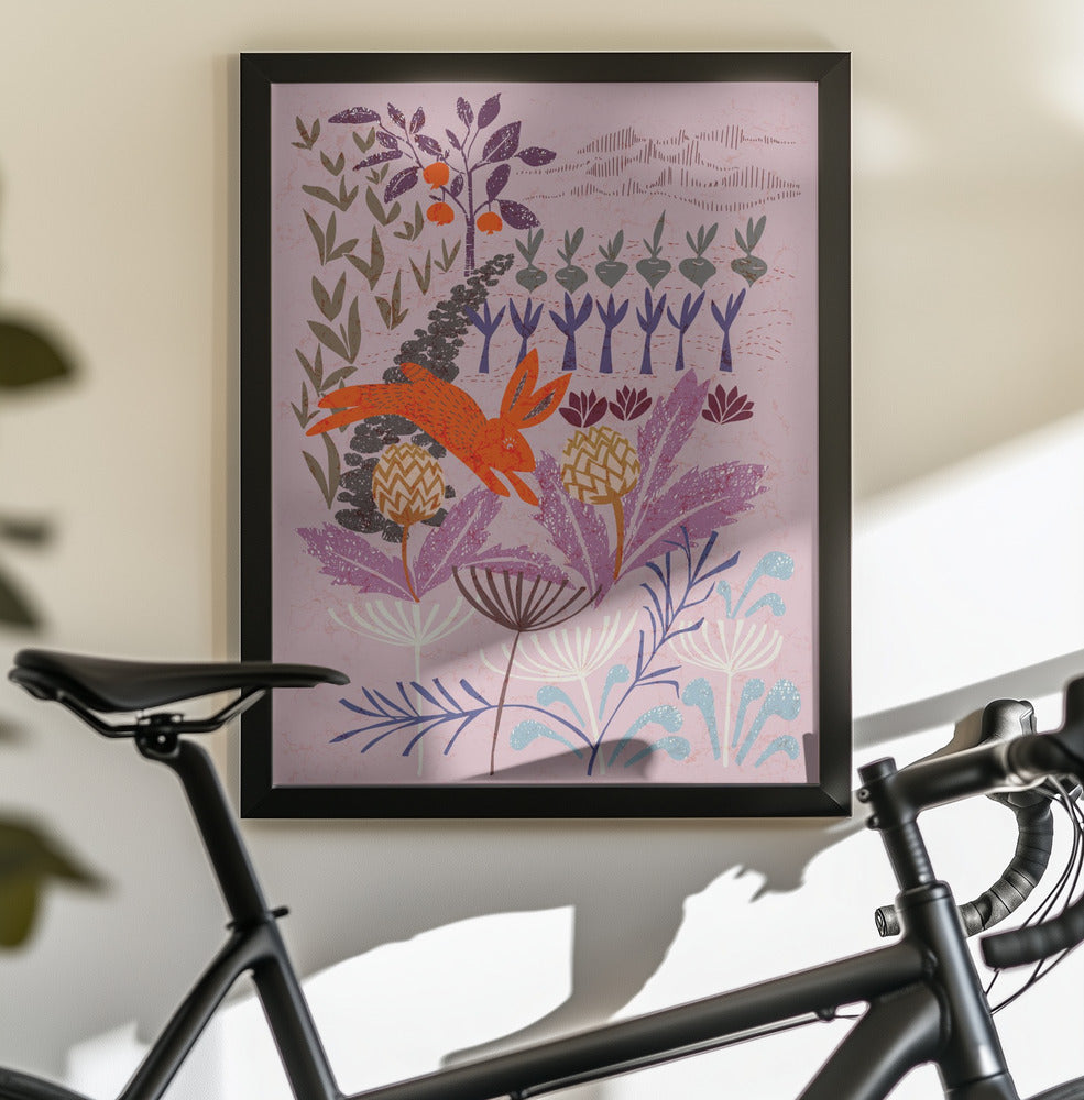 Artichoke thief at sunrise - Poster / Art Print - interiör