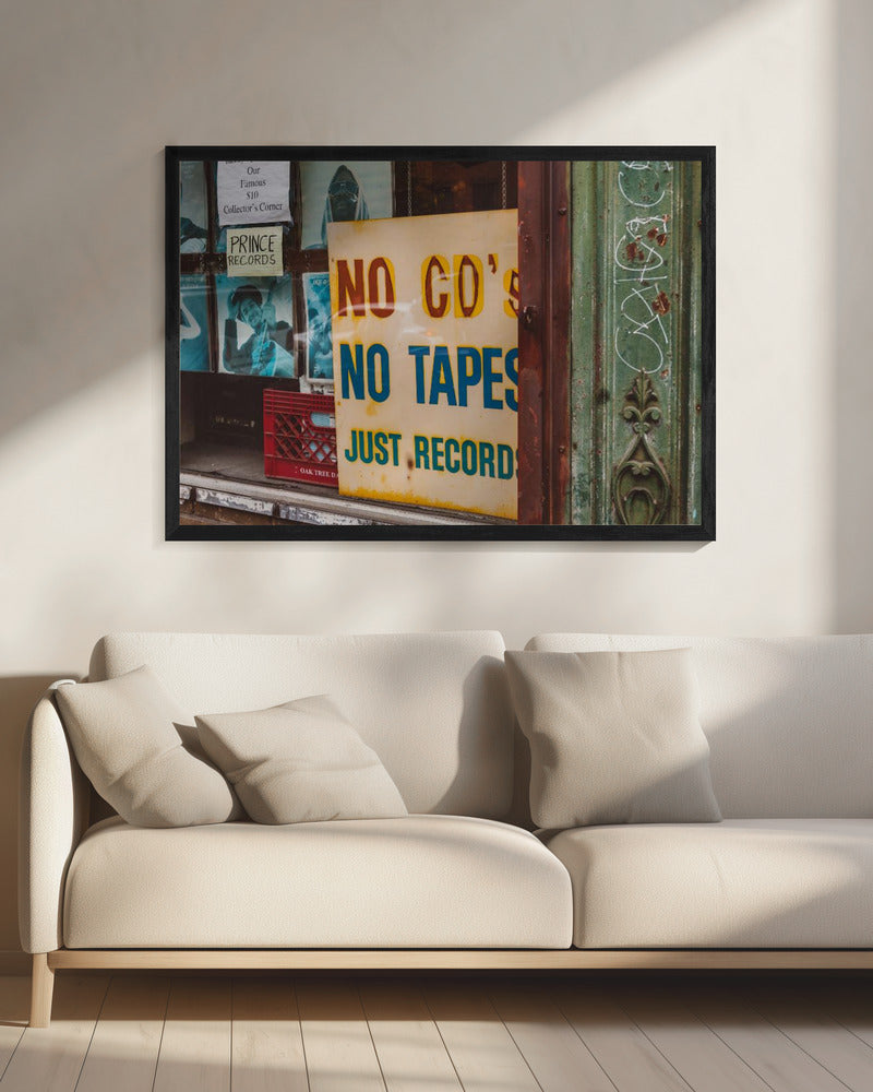 Just Records - Poster / Art Print - interiör