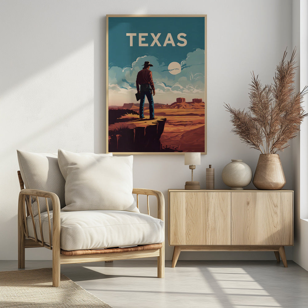 Texas - Poster / Art Print - interiör