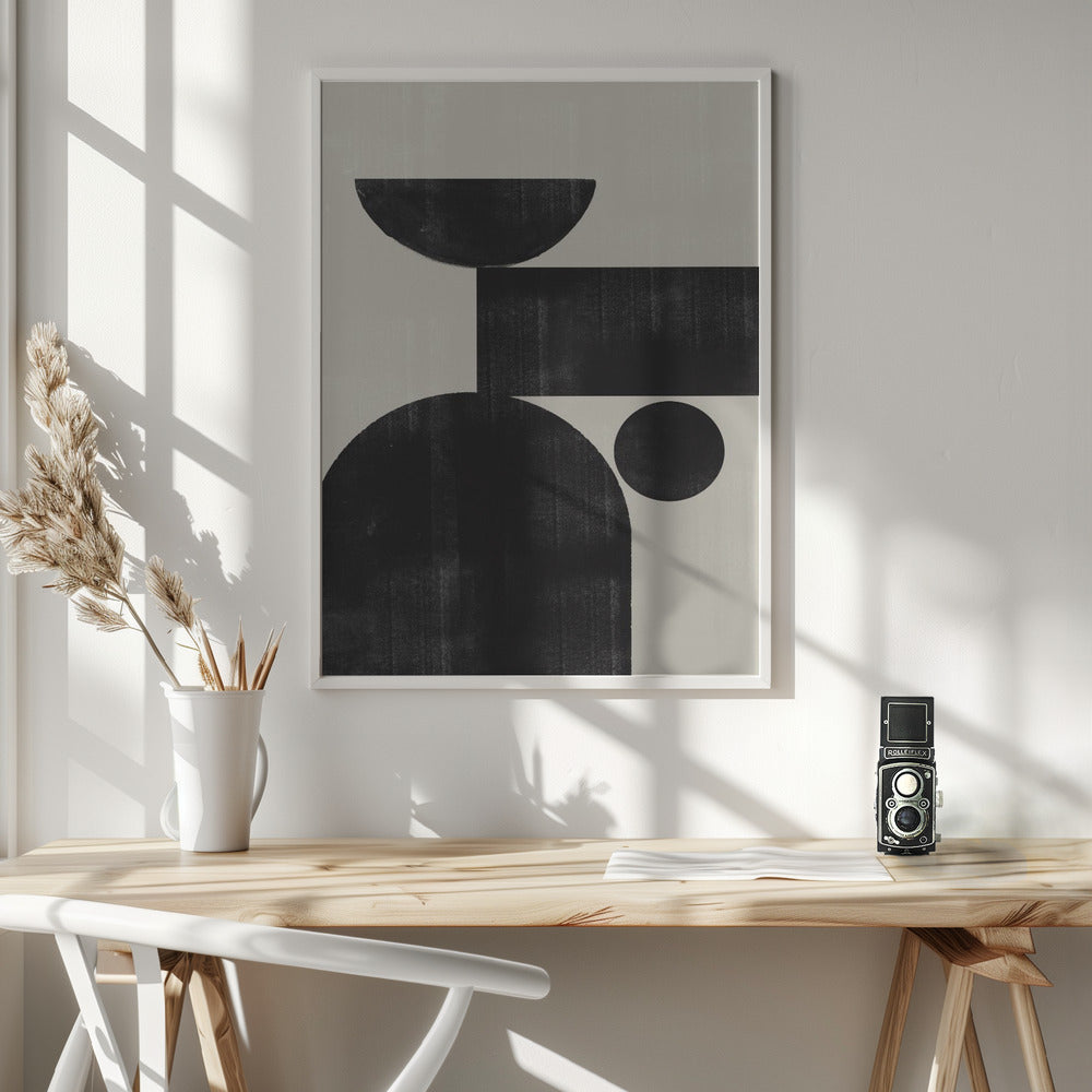 Shape Study No2. - Poster / Art Print - interiör