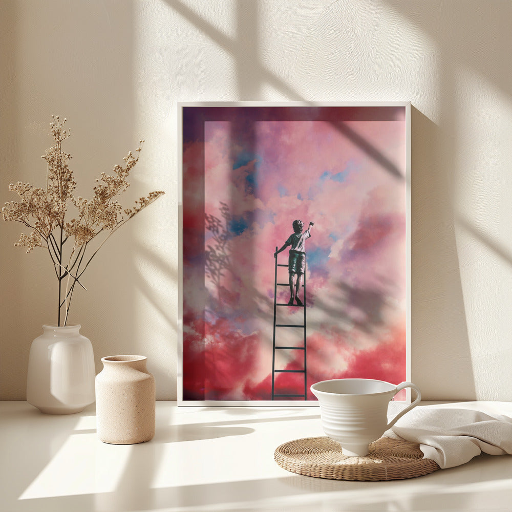 Cloud Painter - Poster / Art Print - interiör