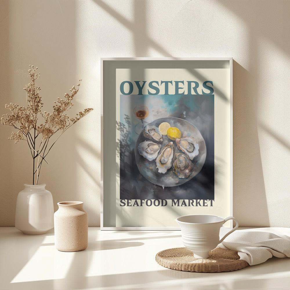 Oysters Seafood Market - Poster / Art Print - interiör
