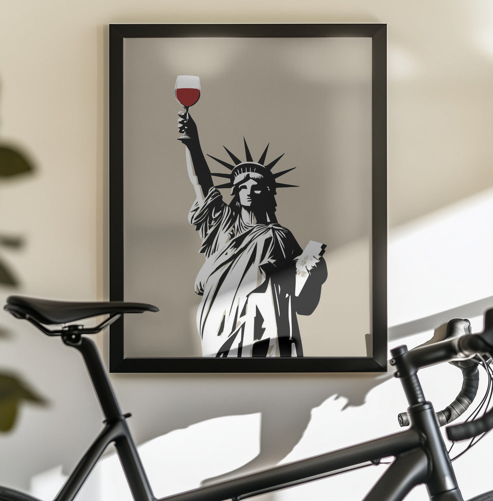 Liberty of Wine - Poster / Art Print - interiör