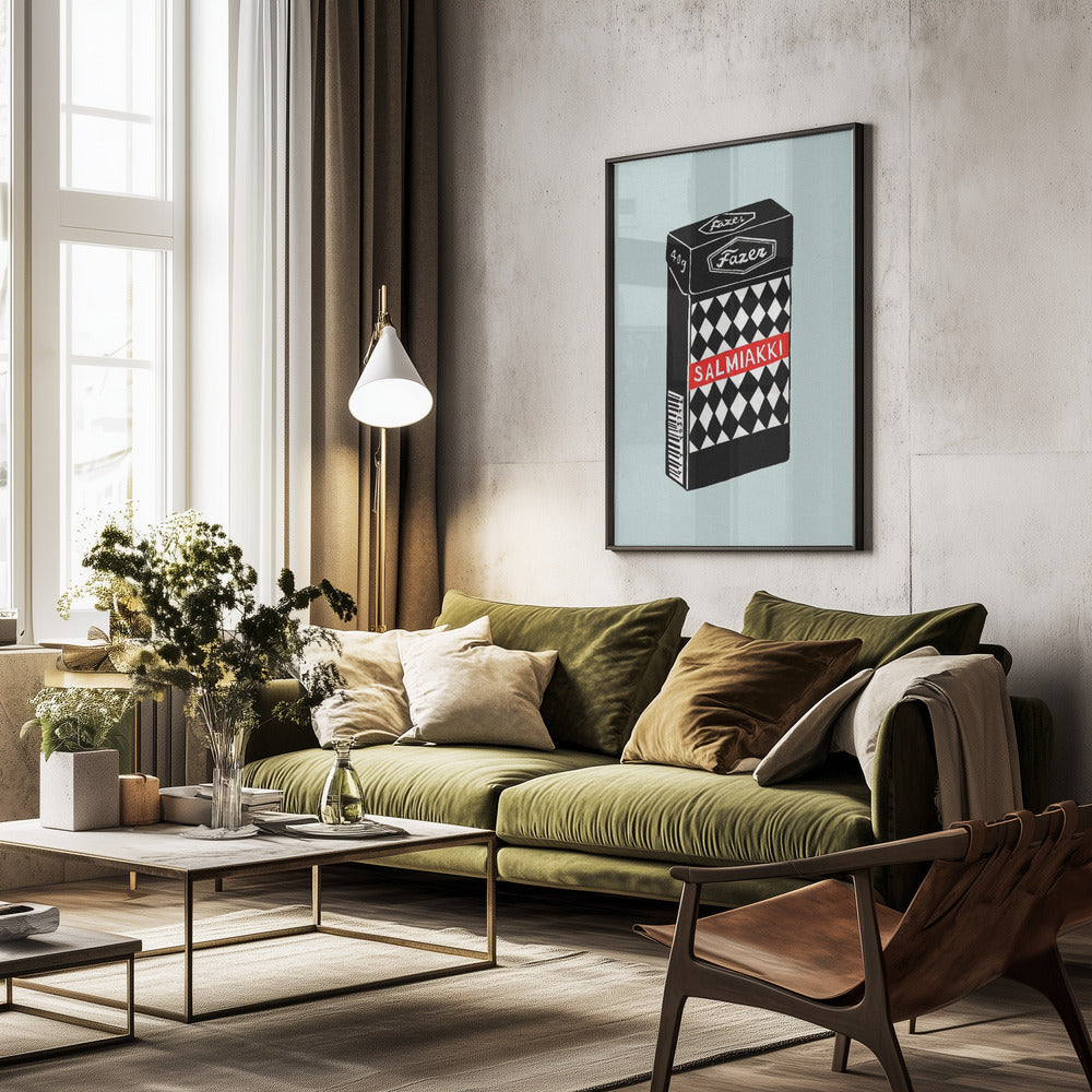Salmiakki - Poster / Art Print - interiör