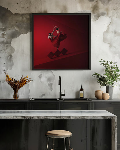 Love is Harmony - Poster / Art Print - interiör