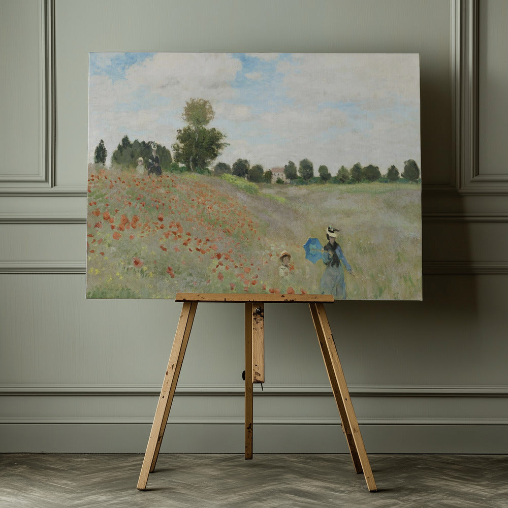 Poppy Field Near Argenteuil (1873) - Poster / Art Print - interiör