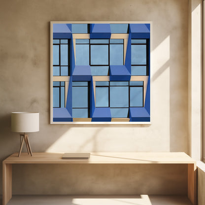Window shapes - Poster / Art Print - interiör