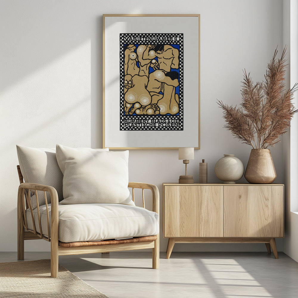 Vaudeville Act 4  Bumbery Blads & Cie, Plastic Poses - Poster / Art Print - interiör
