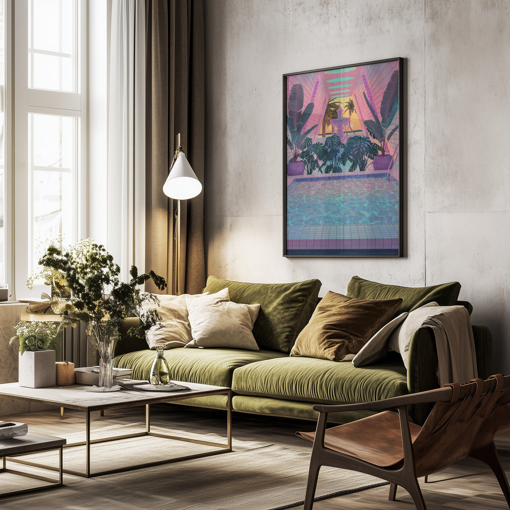 Vapor Pool - Poster / Art Print - interiör