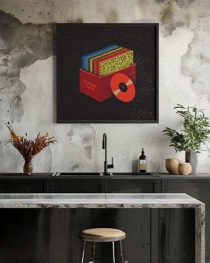 Classic Jams - Poster / Art Print - interiör