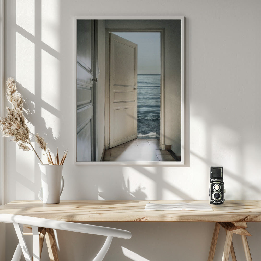 Behind the door - Poster / Art Print - interiör