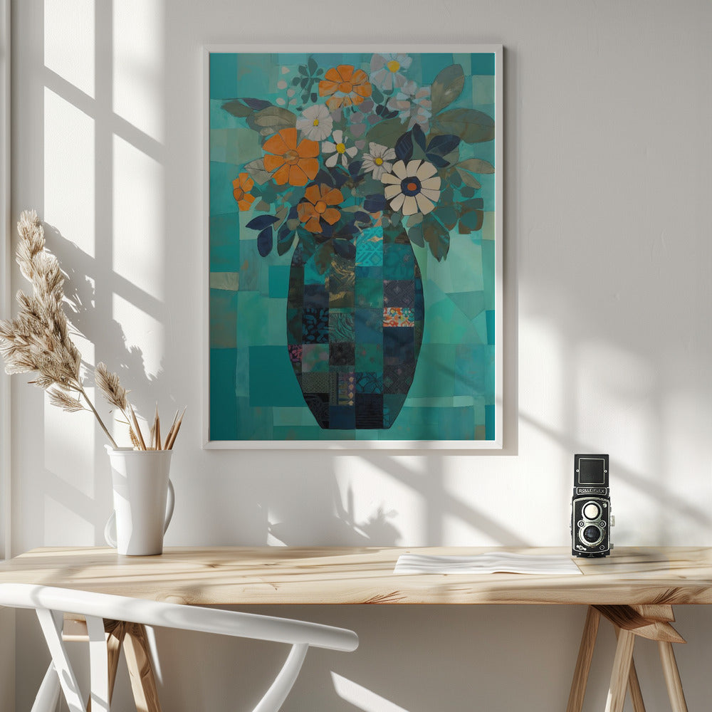 Abstract Vase No 15 - Poster / Art Print - interiör