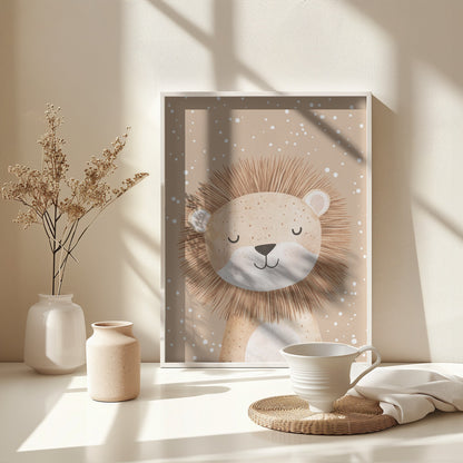 Happylion - Poster / Art Print - interiör