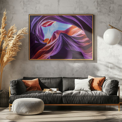 Magical Lower Antelope Canyon - Poster / Art Print - interiör