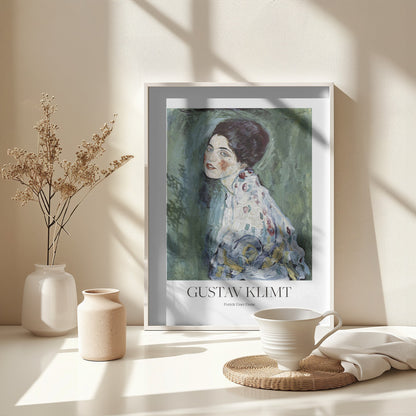 Porträt Einer Dame (1916–1917) Poster - Poster / Art Print - interiör