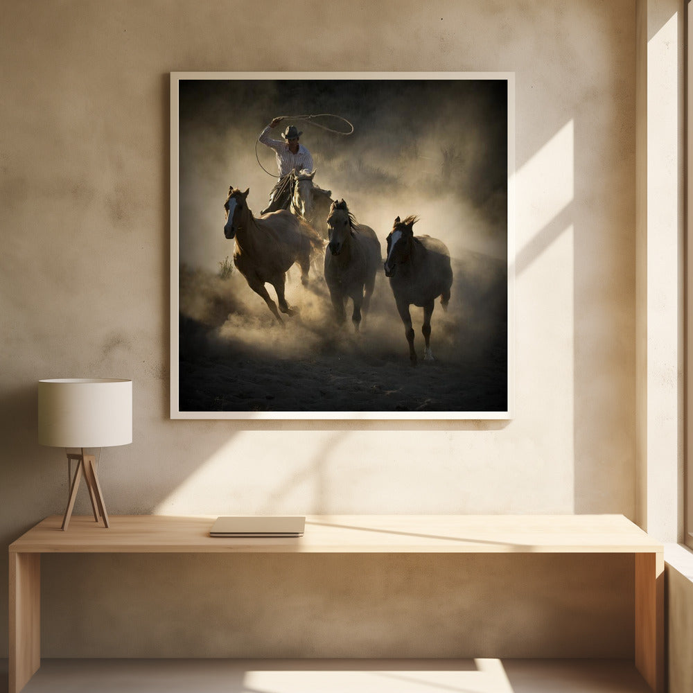 Roundup - Poster / Art Print - interiör