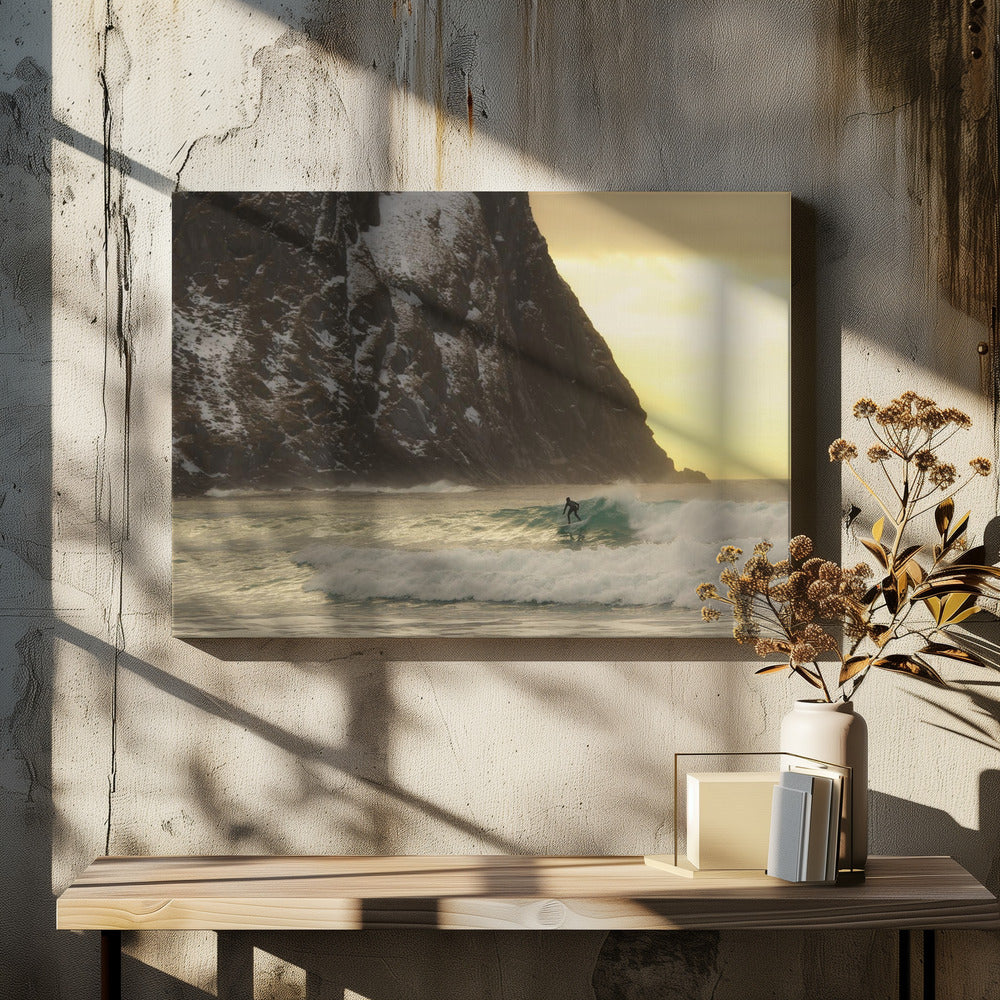 Only the ocean - Poster / Art Print - interiör