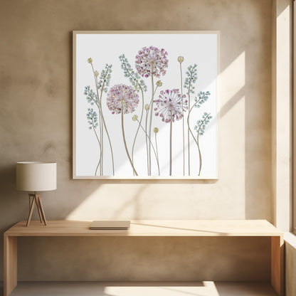 Allium - Poster / Art Print - interiör