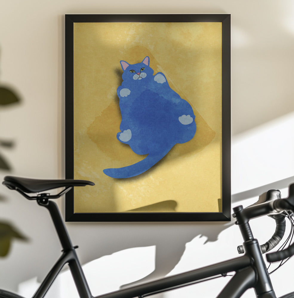 Fat Cat - Poster / Art Print - interiör
