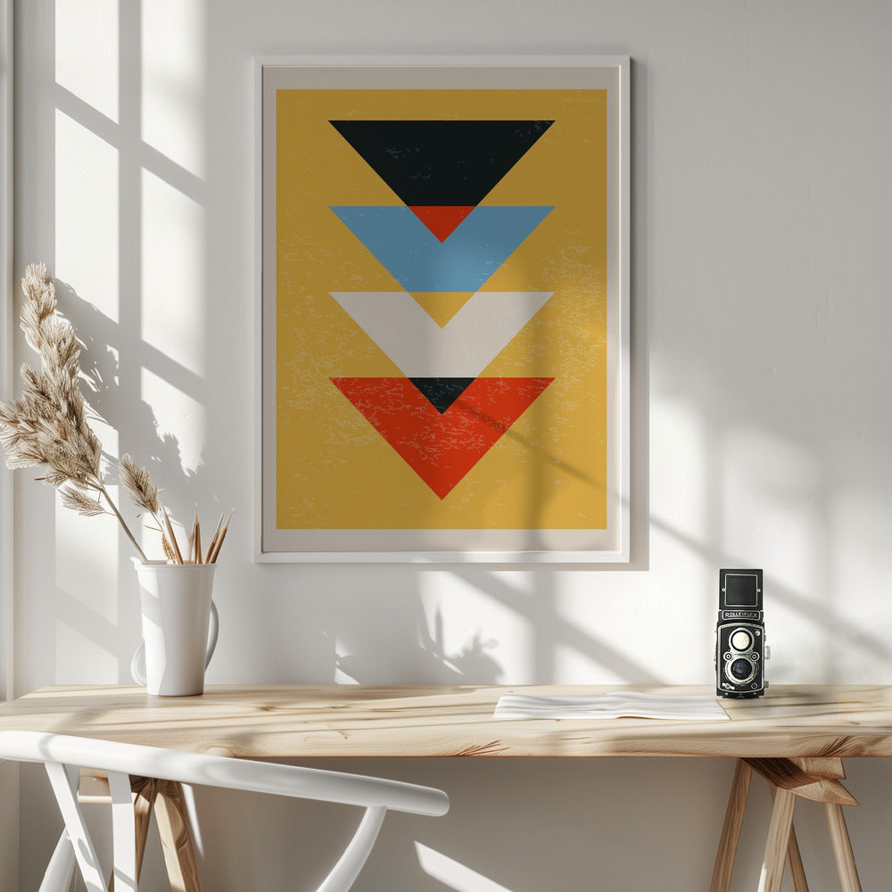 Minimal Abstract Shapes Series #8 - Poster / Art Print - interiör