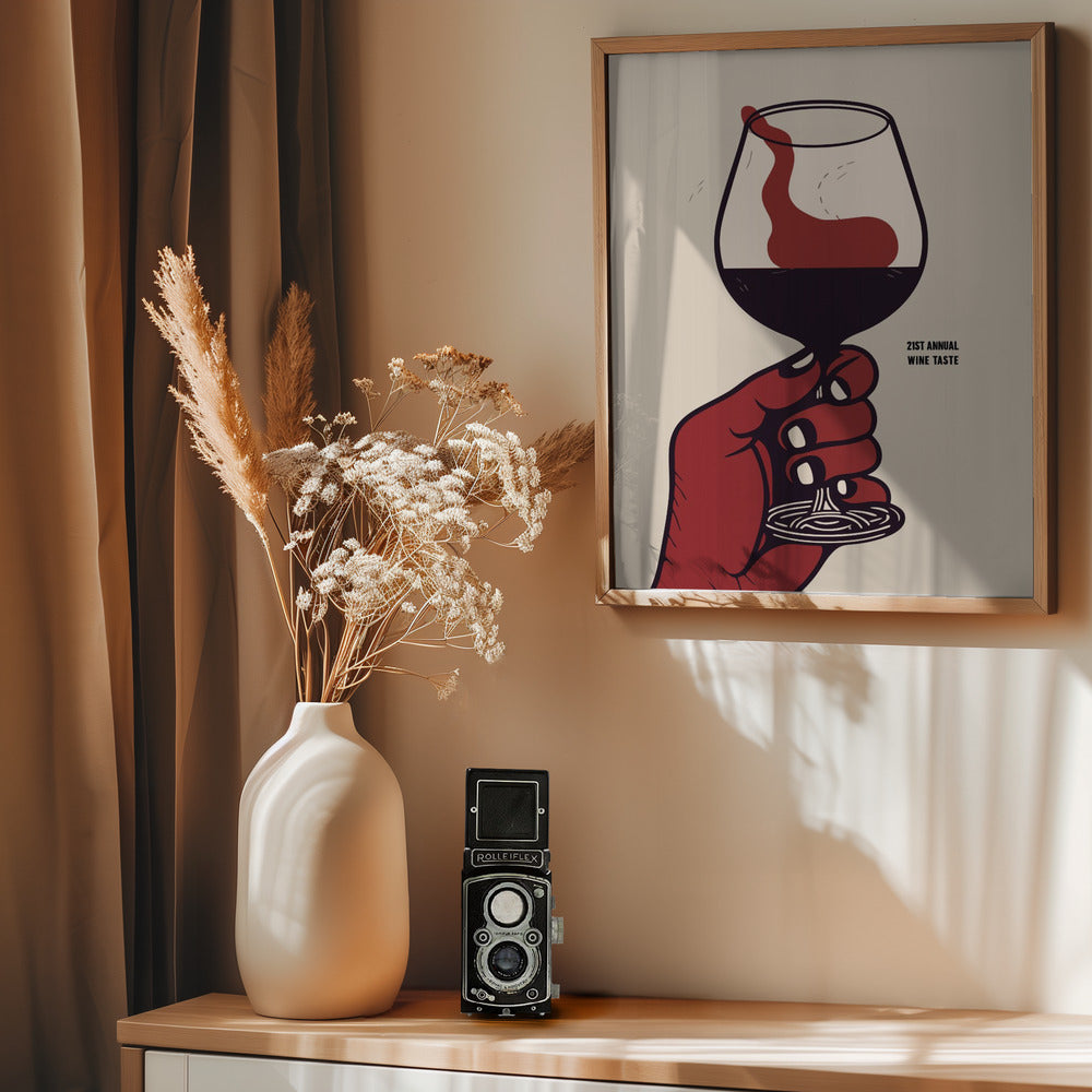 21st Annual Wine Taste - Poster / Art Print - interiör