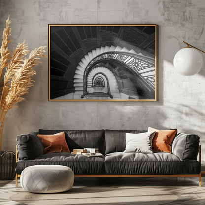 Staircase - Poster / Art Print - interiör