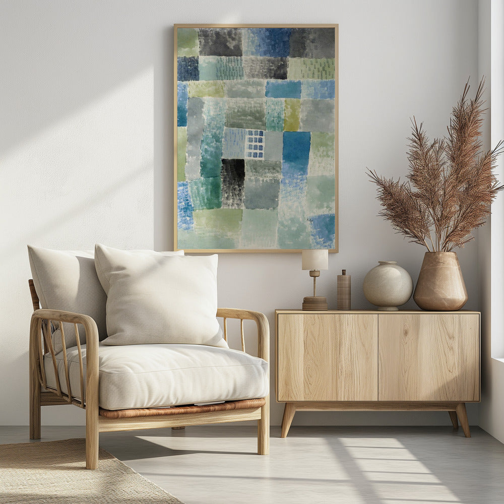 First House in a Settlement 1926 - Poster / Art Print - interiör