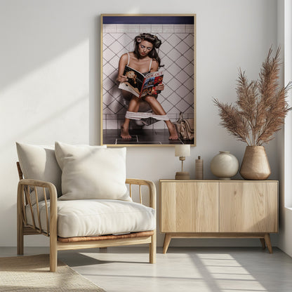 Multitasking - Poster / Art Print - interiör
