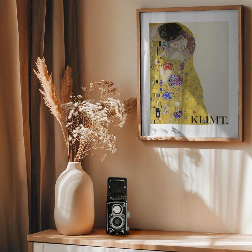 The Kiss (1907–1908) Special Poster Crop - Poster / Art Print - interiör