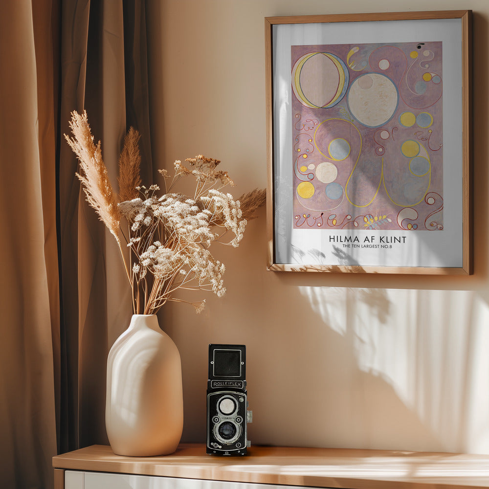 The Ten Largest No.8 Poster - Poster / Art Print - interiör