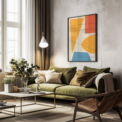 Geox1f  Oju 2x3 - Poster / Art Print - interiör